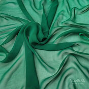 Аксессуары handmade. Livemaster - original item Silk Handkerchief Emerald Green handkerchief Batik silk 100%. Handmade.