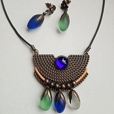 Украшения ручной работы. Ярмарка Мастеров - ручная работа Комплект "Египет". Handmade.