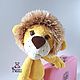 Order Levushka knitted toy lion as a gift a lion cub made of plush yarn. vyazunchiki-lz (vyazunchiki-lz). Livemaster. . Stuffed Toys Фото №3