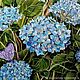 Blue hydrangea. Pictures. positive picture Helena Gold. Online shopping on My Livemaster.  Фото №2