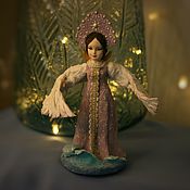 Ватная игрушка «Девочка с рождественской звездой»