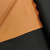 Материалы для творчества handmade. Livemaster - original item Fabric: Cotton jersey orange, brown. Handmade.