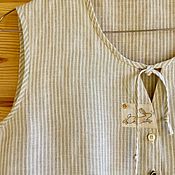 Одежда handmade. Livemaster - original item Blouse flax 