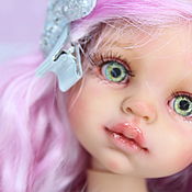 Кукла Кастом: Милая розовая зайка кукла блайз