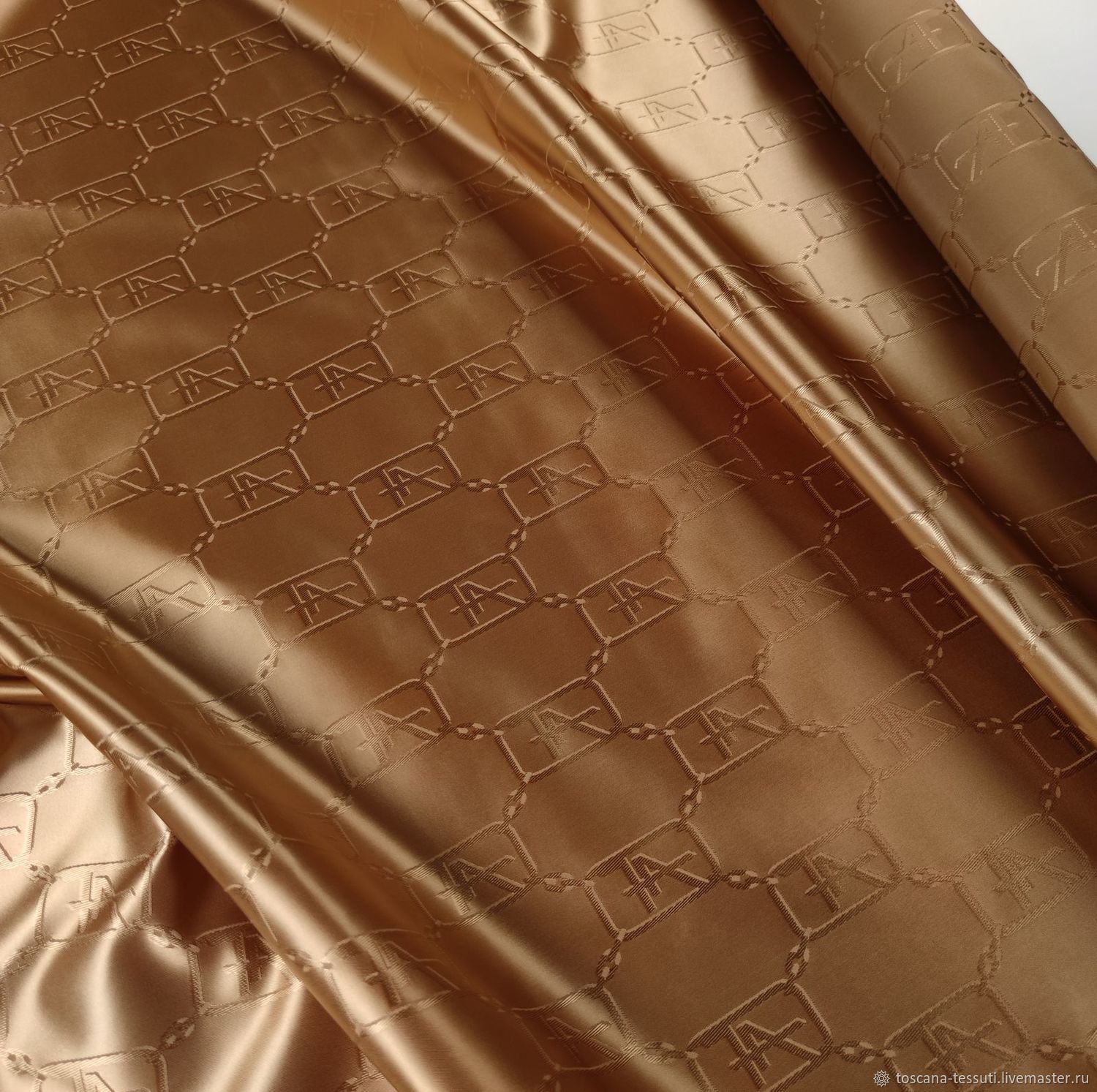 Ткань костюмная жаккард 100% полиэстер , 50 см * 142 см, Италия купить ...