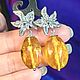 Copy of Copy of Copy of Amber Earrings, Earrings, St. Petersburg,  Фото №1