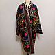 Uzbek robe made of suzane and ikat. Boho coat, caftan. S058. Robes. businka34. My Livemaster. Фото №6