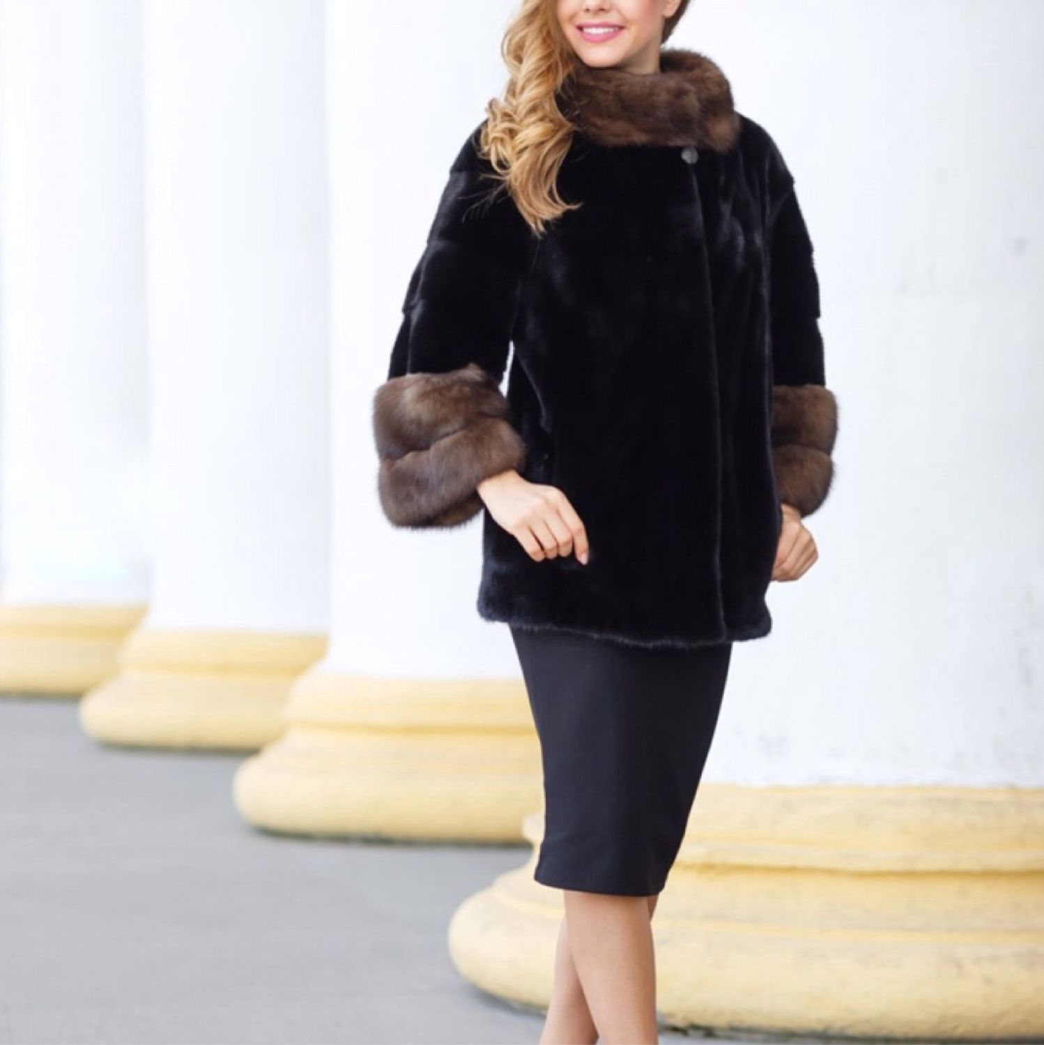 sable mink coat