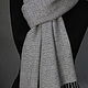 Домотканый шарф "Жемчужный берег". Кашемир + шёлк. Шарфы. Weaving Finds. Ручное ткачество.. Ярмарка Мастеров.  Фото №5