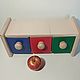 Montessori Cabinet with folding drawers. Puzzle. Shop Grizunok teether. My Livemaster. Фото №4