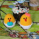 Knitted toys Chickens. Souvenir Easter. Stuffed Toys. elenka12. Online shopping on My Livemaster.  Фото №2
