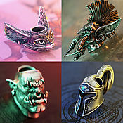 Украшения handmade. Livemaster - original item Charm Pendant: Races of Azeroth. Handmade.