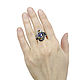 Royal Snakes ring with tanzanite, in 925 sterling silver. Rings. Jewelry Laboratory Alter Ego. My Livemaster. Фото №4