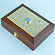 Jewelry box 'Turquoise', Box, Chrysostom,  Фото №1