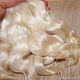 Hair for dolls (white, natural, washed). Doll hair. Hair and everything for dolls. My Livemaster. Фото №5