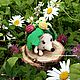 Handmade toys. Gooseberry! Number of 'Flower hedgehogs!', Amigurumi dolls and toys, Novosibirsk,  Фото №1
