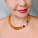 Order Copy of Set . amber pearl. ELENA KARPOVA KB. Livemaster. . Necklace Фото №3