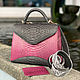 Handbag made of Python skin. Classic Bag. exotiqpython. Online shopping on My Livemaster.  Фото №2