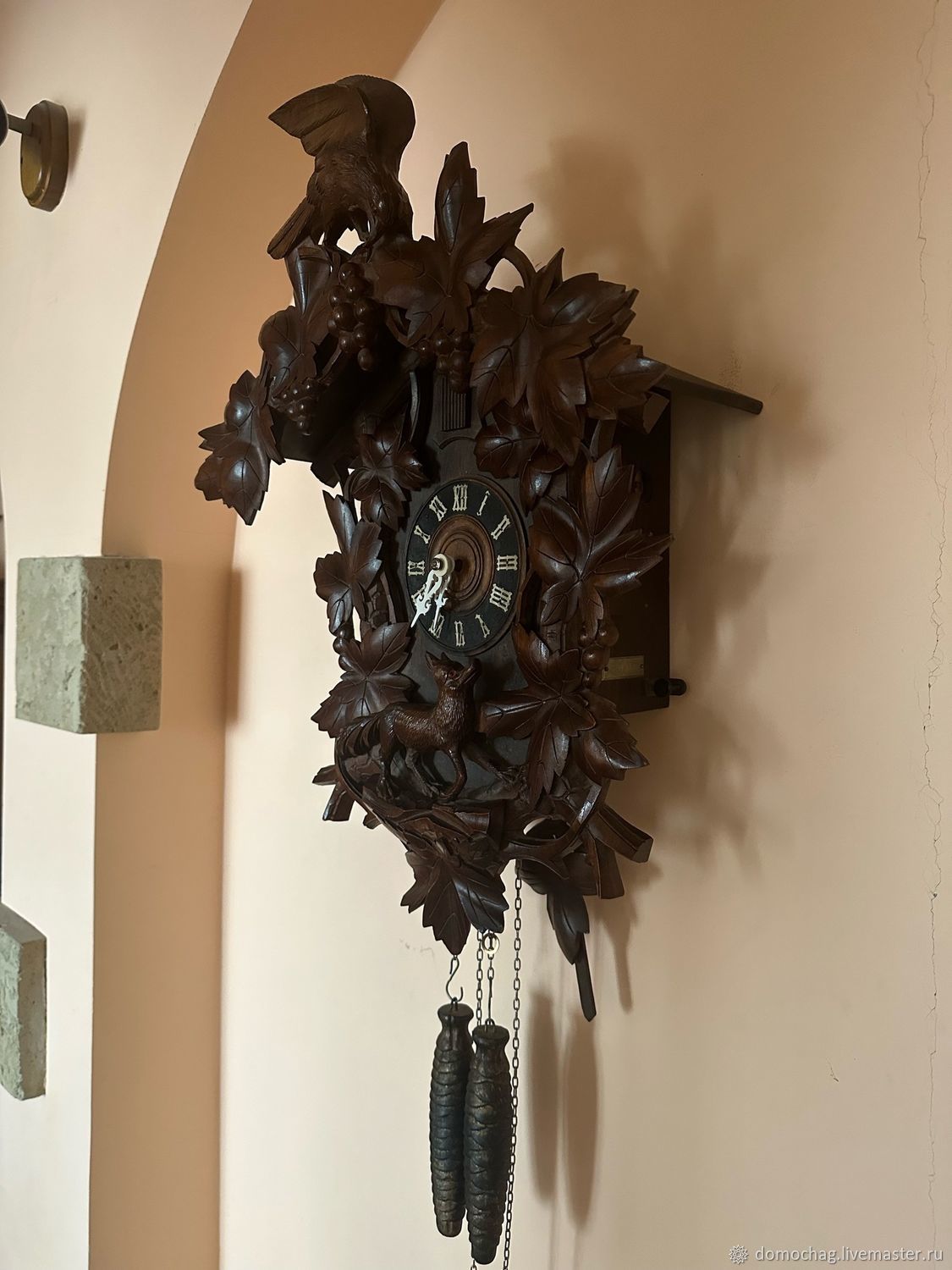 Настенные часы с кукушкой в интернет-магазине Ярмарка Мастеров по цене ...