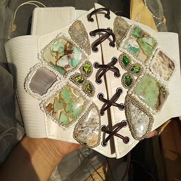 Аксессуары ручной работы. Ярмарка Мастеров - ручная работа Пояс корсетный Mañana.. Handmade.