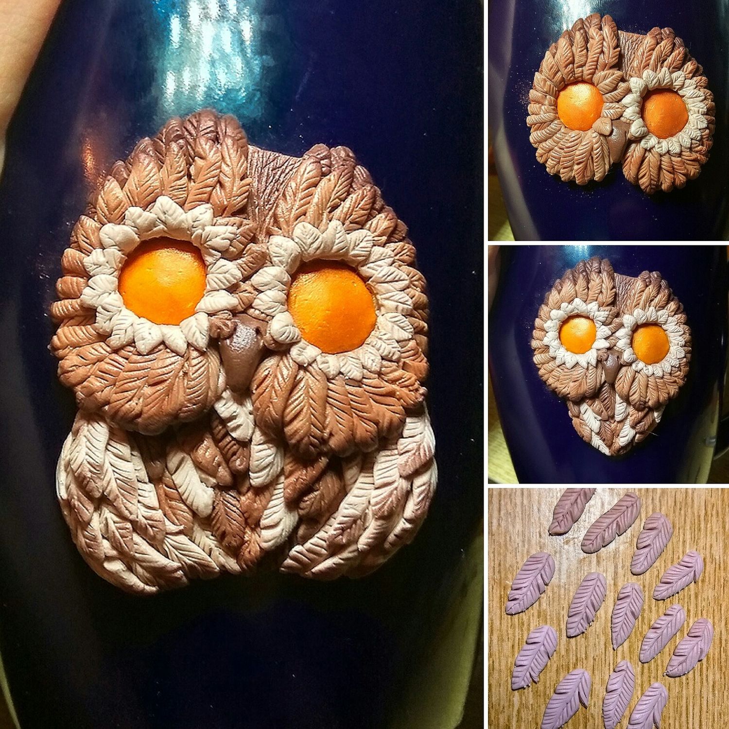 Этапы создания кружки Совёнка :)