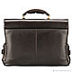 Bormental leather briefcase (dark brown). Brief case. Russian leather Guild. My Livemaster. Фото №5