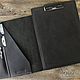 Business folder. Genuine leather.Handmade. art. FL 007. Folder. Masterskaya 'FACTURE'. My Livemaster. Фото №4