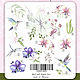 В наличии! Набор высечек, коллекция "Tender Orchid" от ФД. Бумага для скрапбукинга. ScrapWish. Интернет-магазин Ярмарка Мастеров.  Фото №2