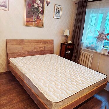 Для дома и интерьера ручной работы. Ярмарка Мастеров - ручная работа Кровать из массива дуба. Handmade.