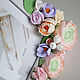 Frame for photo with flowers from polymer clay. Photo frames. Olga-art-flower. My Livemaster. Фото №6