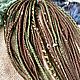 Микс гладкие де дреды и косы на андеркат. Дреды. Holydreads. Ярмарка Мастеров.  Фото №5