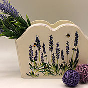 Для дома и интерьера handmade. Livemaster - original item Box Lavender mood decoupage. Handmade.