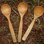 Посуда handmade. Livemaster - original item Wooden spoon made of birch. Handmade.