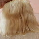 Order Mohair tress of straight hair, (wheat) (for dolls). Hair and everything for dolls. Livemaster. . Doll hair Фото №3