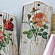 Serving board shabby roses decoupage. Dinnerware Sets. Studio Villa-Oliva. My Livemaster. Фото №4