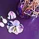 Jewelry sets: glass fusing Orchid. Jewelry Sets. LiliaGorbach Glass. My Livemaster. Фото №6