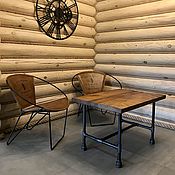 Для дома и интерьера handmade. Livemaster - original item Coffee table made of VGP pipes in Loft style (project 