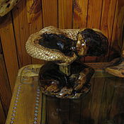 Для дома и интерьера handmade. Livemaster - original item Vases: Snake Wisdom.. Handmade.