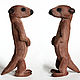 Soft toy, meerkat alert, for interior, made of felt. Stuffed Toys. izergil. Online shopping on My Livemaster.  Фото №2