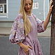 Order Long linen dress with sleeves 'Anastasia'. ZanKa. Livemaster. . Dresses Фото №3