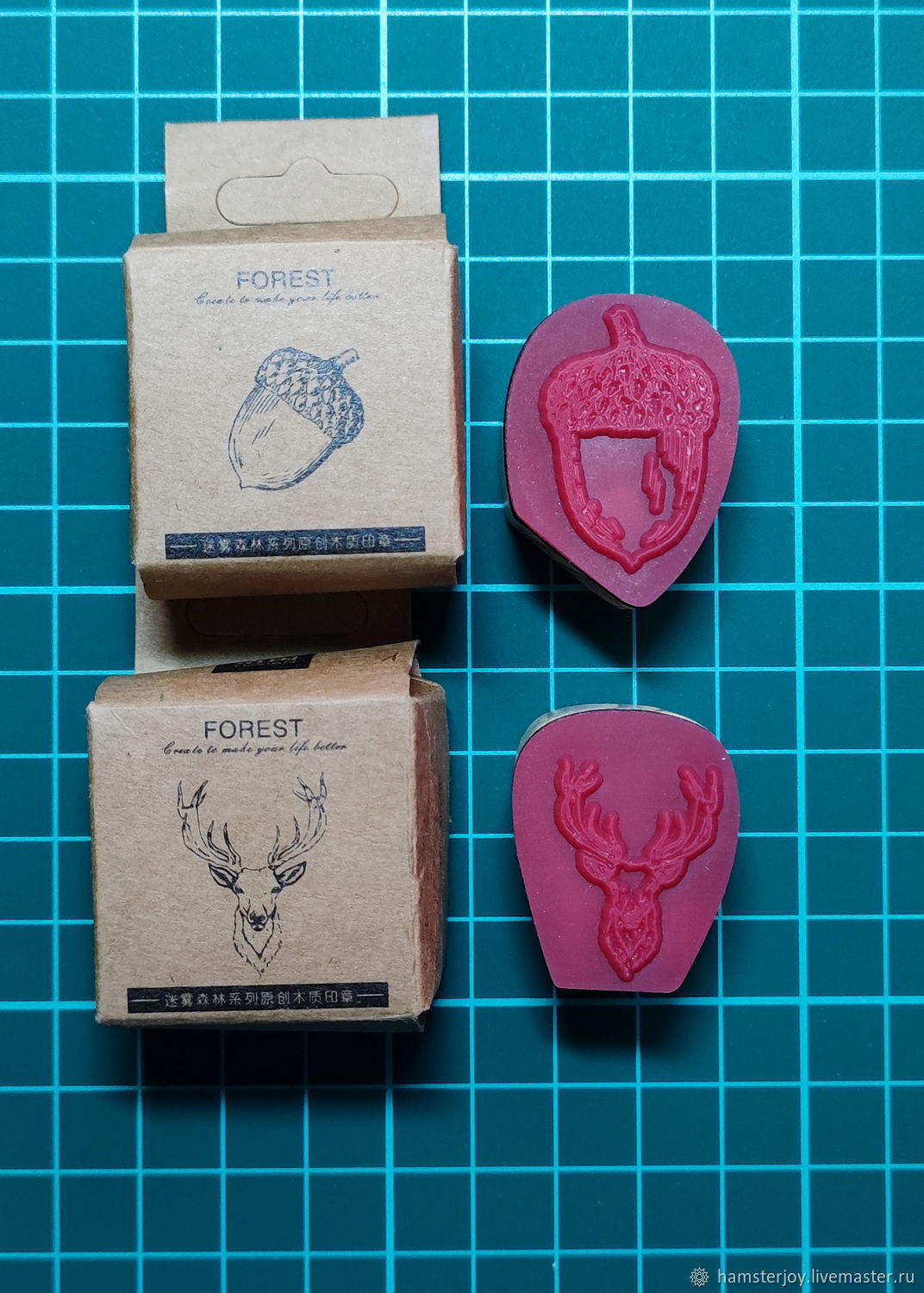 Штампы/печати деревянные флора и фауна купить в интернет-магазине ...