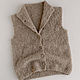 Заказать Жилет букле вязаный детский, р. 122. VA kids knitwear. Ярмарка Мастеров. . Жилет Фото №3