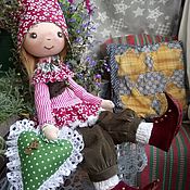 Куклы и игрушки handmade. Livemaster - original item doll interior: Gnome Summer.. Handmade.
