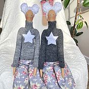 Friendly tilde - textile dolls