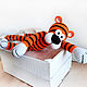 Master-class Knitted Toys Tiger Edgar. Knitting patterns. GALAtoys. My Livemaster. Фото №4