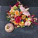 Заказать Тыква. Розовый сад. Кумпан Юлия FLOWERS  ACCESSORIES. Ярмарка Мастеров. . Съедобные букеты Фото №3