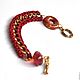 Decoration of the polymer gliny LOVE VINOUS! necklace and bracelet. Jewelry Sets. Multicraft studio. My Livemaster. Фото №5