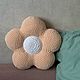 Заказать Интерьерная подушка цветок. Seventeen-loops. Ярмарка Мастеров. . Подушки Фото №3