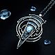 Space Arrow space pendant with pearls. Pendant. Liza K (Lizaveta1). Online shopping on My Livemaster.  Фото №2