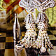 Soutache Valentine earrings. Long earrings. Wedding jewelry. Earrings. LADY-LIZA jewelry shop. My Livemaster. Фото №5